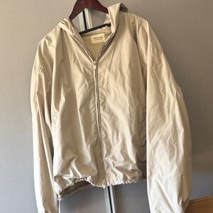 Fear of God Light Beige Hooded Jacket
